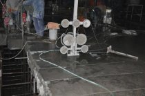 绳锯切割施工中
苏州饭店拆除裂缝的检测与处理