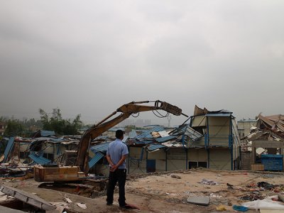 吴中苏州拆除公司拆除中